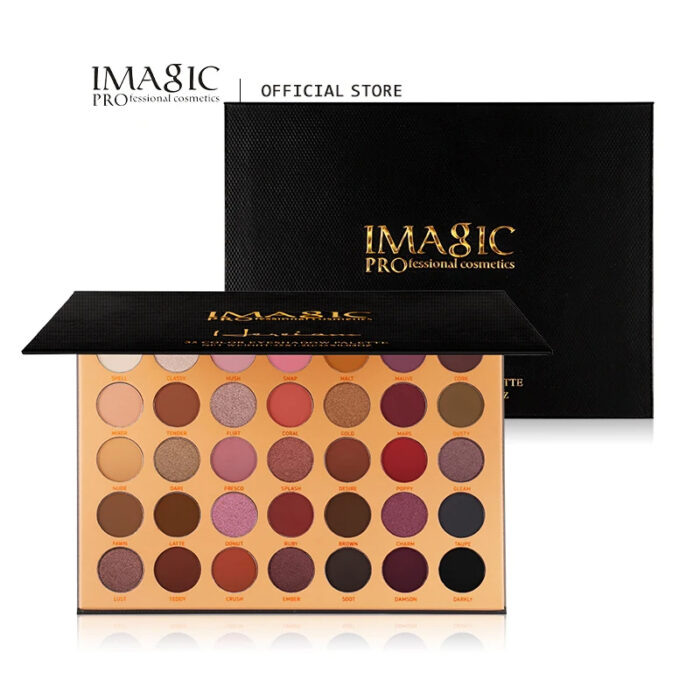 IMAGIC 35-Color Eyeshadow Matte Glitter Shiny Pigments - Image 6