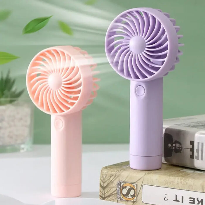 Mini Portable Fans Handheld USB Rechargeable Fan - Image 1