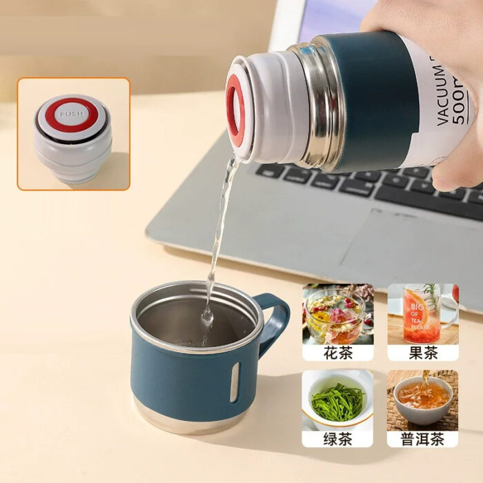 500ml 304 Stainless Steel Vacuum Insulated Bottle - Image 4