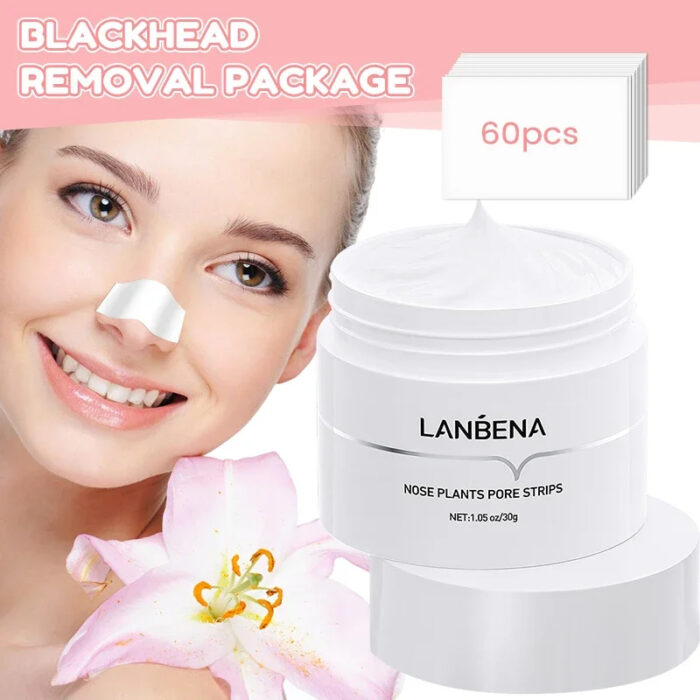 LANBENA Nose Blackhead Remove Mask Nose Strips - Image 6