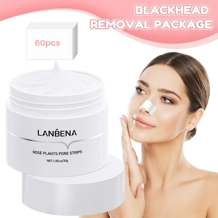 LANBENA Nose Blackhead Remove Mask Nose Strips - Image 1