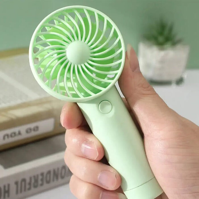 Mini Portable Fans Handheld USB Rechargeable Fan - Image 4