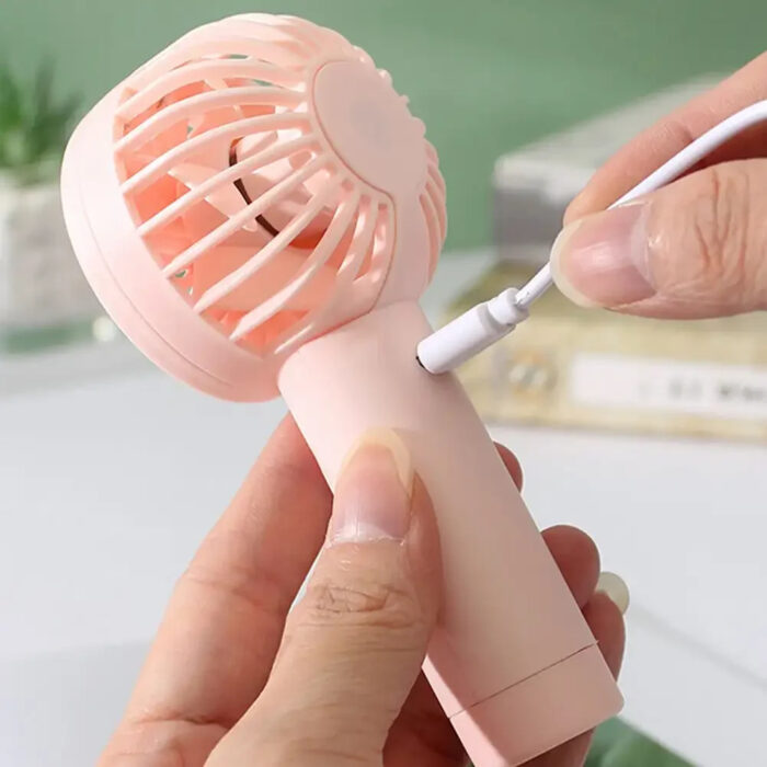 Mini Portable Fans Handheld USB Rechargeable Fan - Image 5