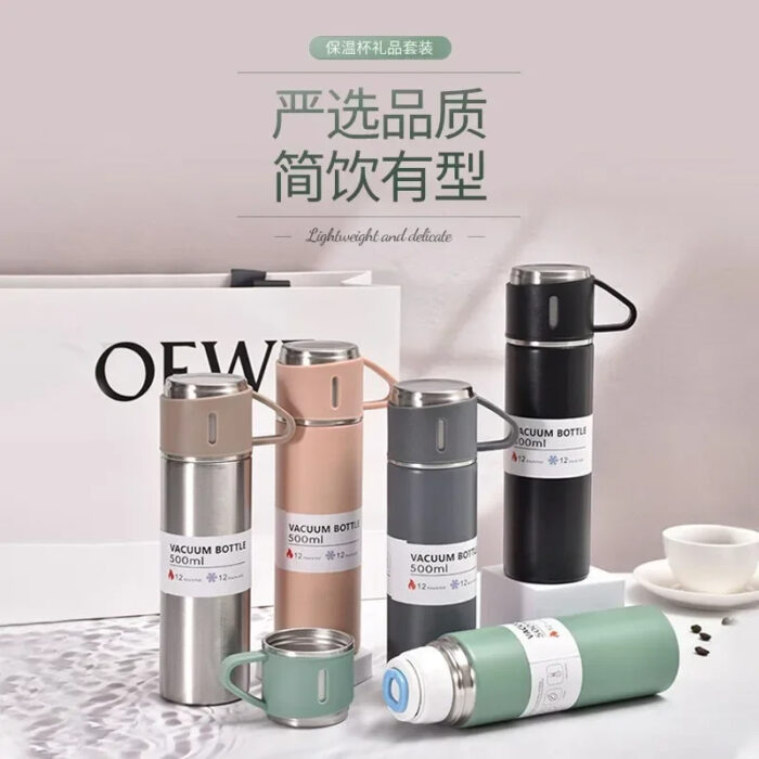 500ml 304 Stainless Steel Vacuum Insulated Bottle - Image 1