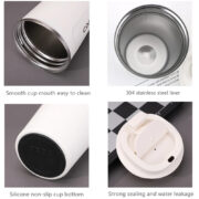 Thermo Cafe Double Stainless Steel Coffee Mug for Tea Water Coffee 380/510ML Leak_Proof Travel Thermo Cup Car Thermos Mug - Image 6