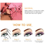 IMAGIC 35-Color Eyeshadow Matte Glitter Shiny Pigments - Image 5