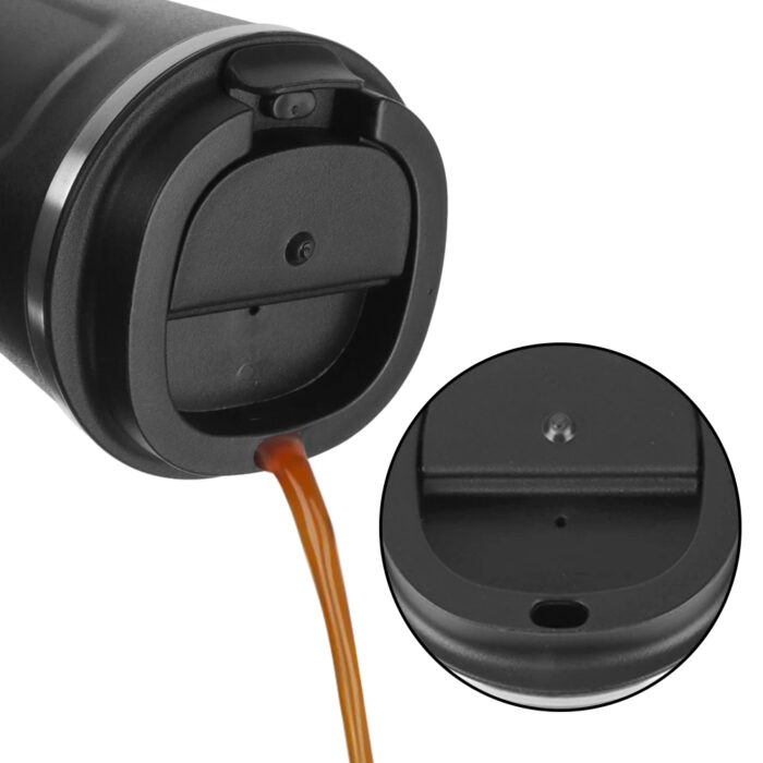 Thermo Cafe Double Stainless Steel Coffee Mug for Tea Water Coffee 380/510ML Leak_Proof Travel Thermo Cup Car Thermos Mug - Image 2
