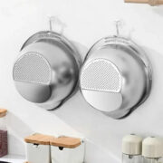 Stainless Steel Rice Washing Bowl - Image 5