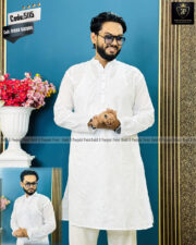 Premium Quality White - Panjabi - Image 3