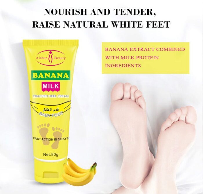 Banana Milk Extract Cracked Foot Massage Cream 80 GM - Image 8