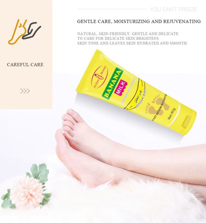 Banana Milk Extract Cracked Foot Massage Cream 80 GM - Image 2