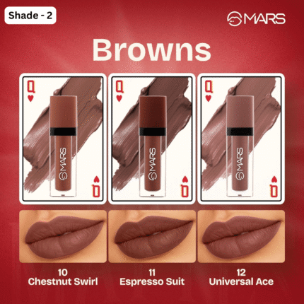 Mars Queen Lipstiok Set 3 PCS Shade - 2