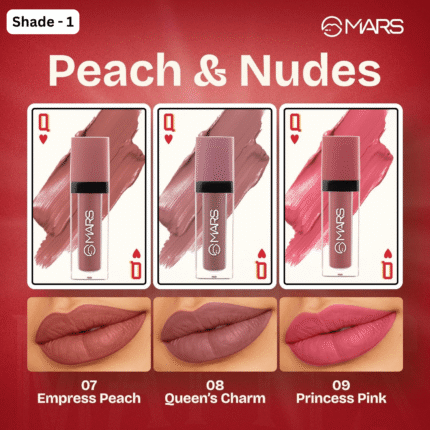 Mars Queen Lipstiok Set 3 PCS - Shade - 1