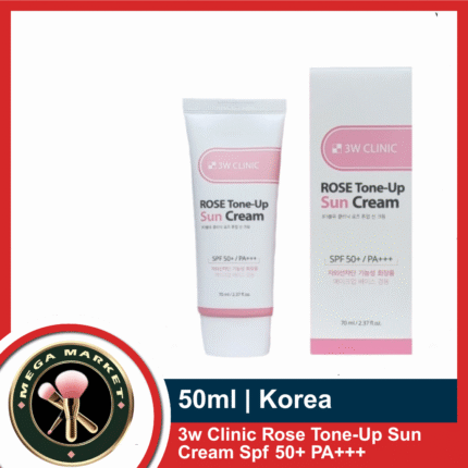 3w Clinic Rose Tone-Up Sun Cream Spf 50+ PA+++ (Combo Pack - 2PCS)