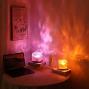 Dynamic Water Ripple Crystal Table Lamp - Image 2